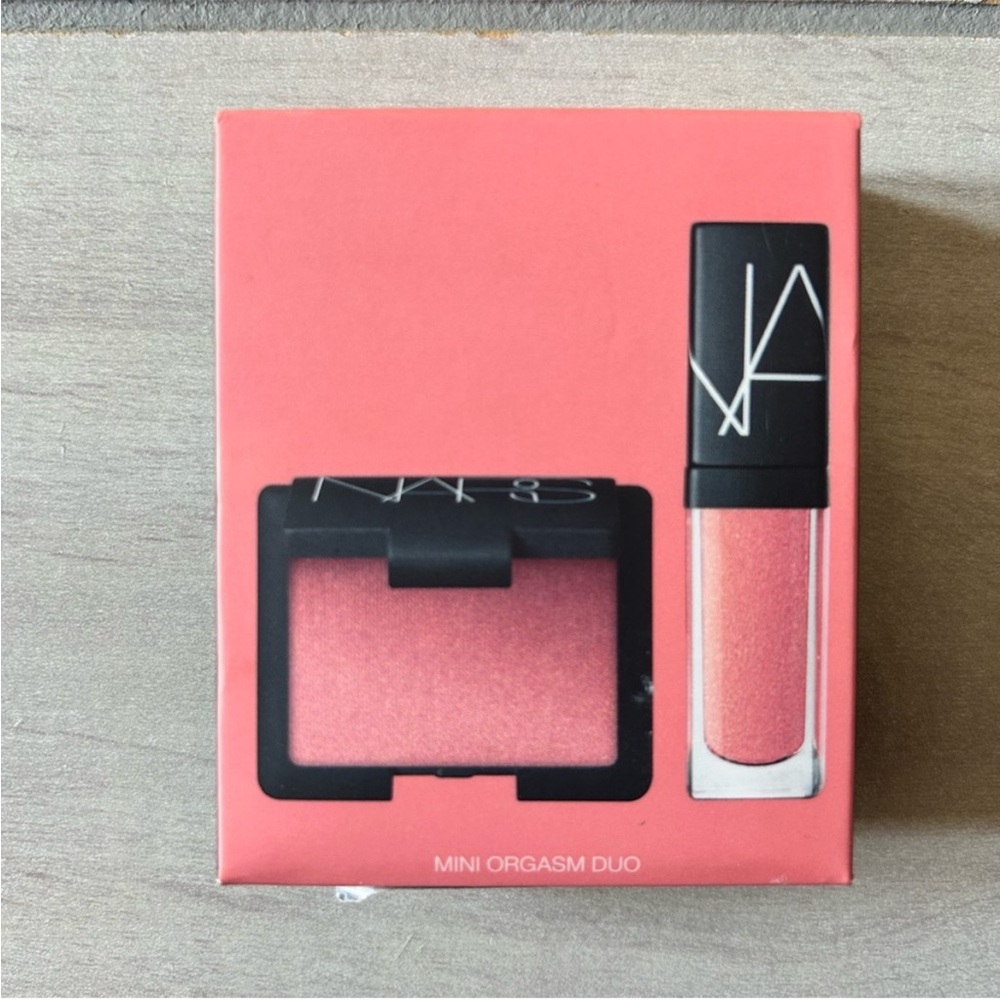 NIB NARS Mini Orgasm Duo Blush & Lip Glose Set